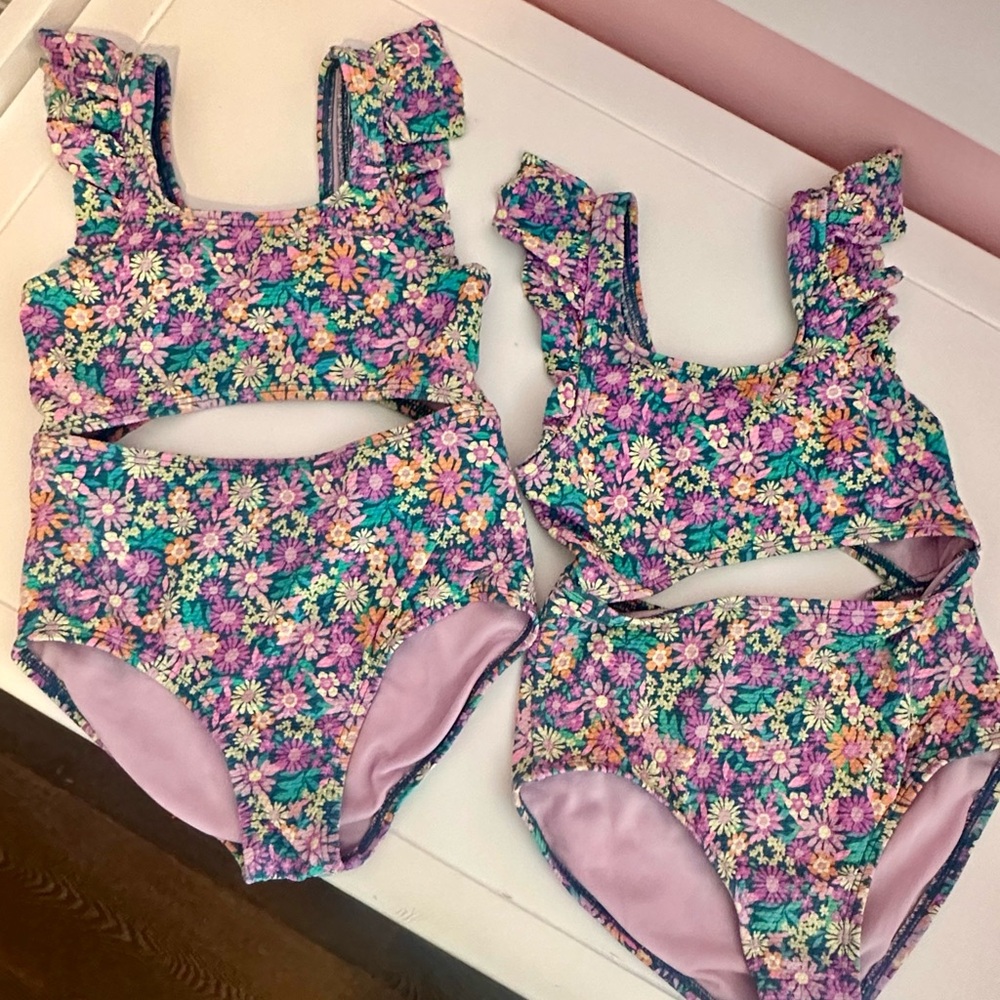 🌸 Cat & Jack Floral Swimsuits